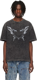 KUSIKOHC Gray Heart T-shirt