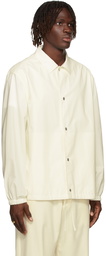 Jil Sander Off-White Cotton Jacket