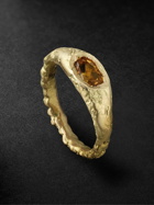 HEALERS FINE JEWELRY - Recycled Gold Citrine Ring - Orange