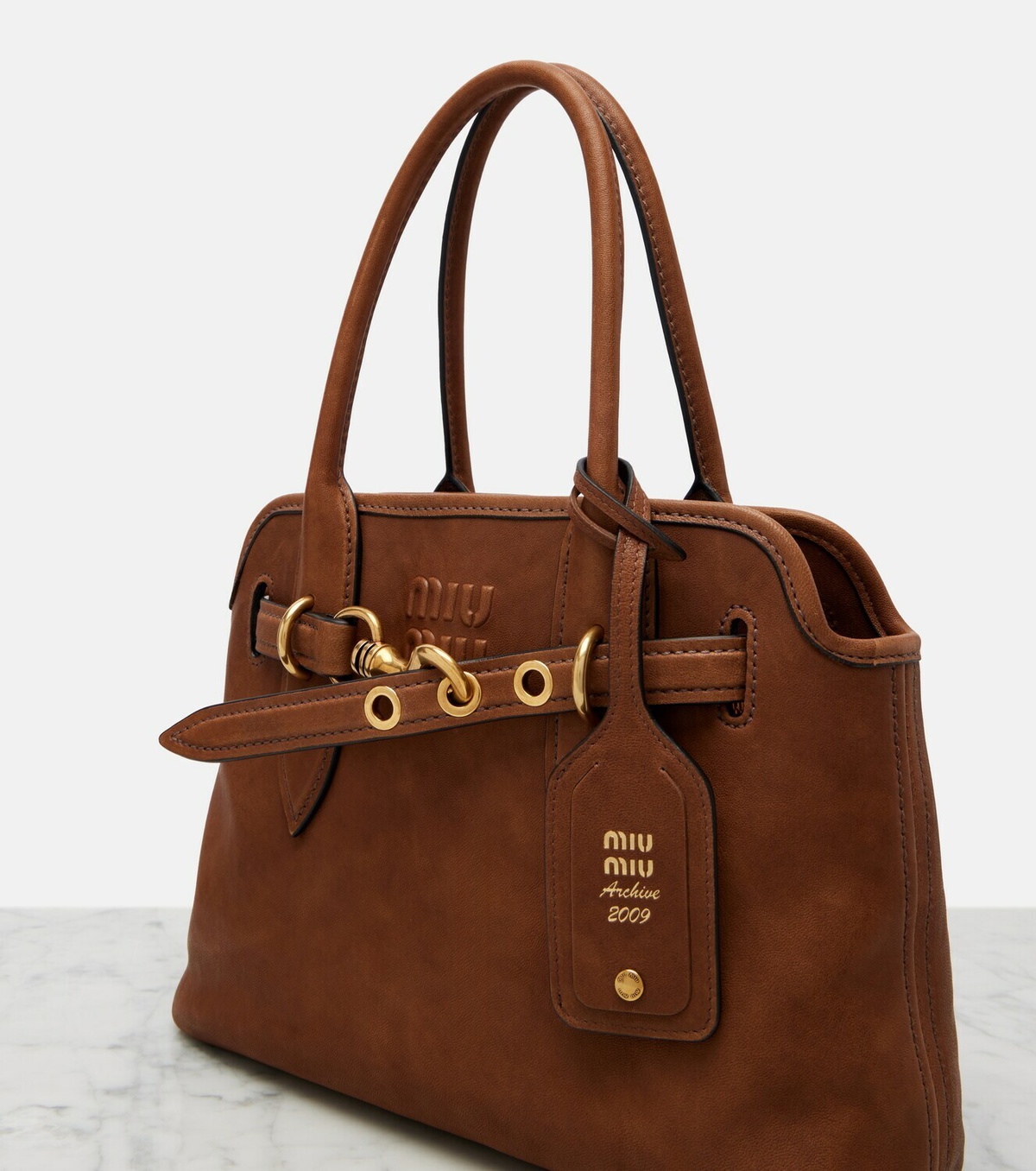 Miu Miu Aventure Small leather shoulder bag