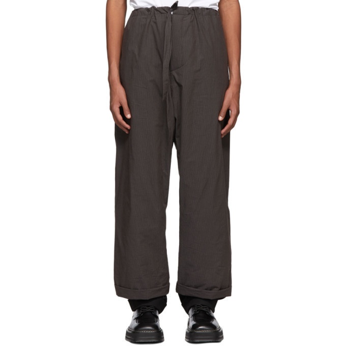Photo: Y/Project Brown Tailored Pyjama Pants