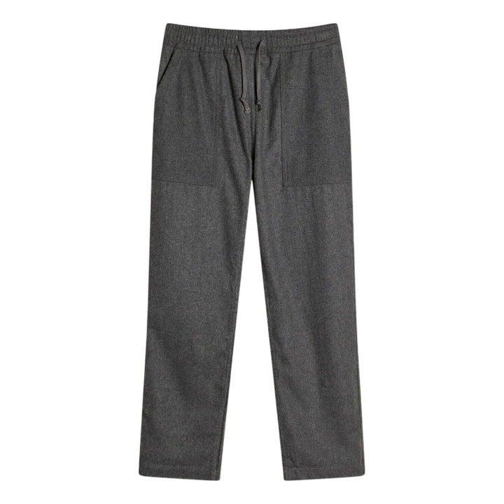 Photo: Service Works Men's Flannel Chef Pants in Charcoal