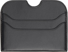 Acne Studios Black Leather Card Holder