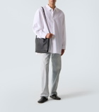 The Row Nan leather messenger bag