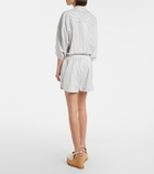 Stella McCartney Silk and wool striped shorts