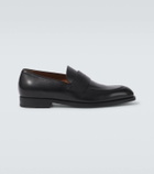 Zegna Leather penny loafers