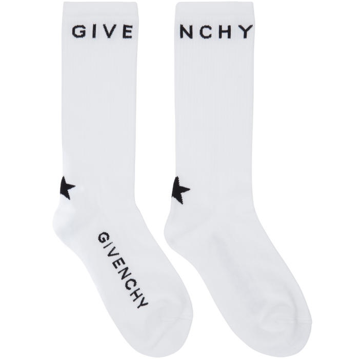 Photo: Givenchy White Stars Socks