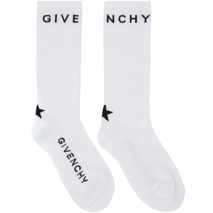 Photo: Givenchy White Stars Socks