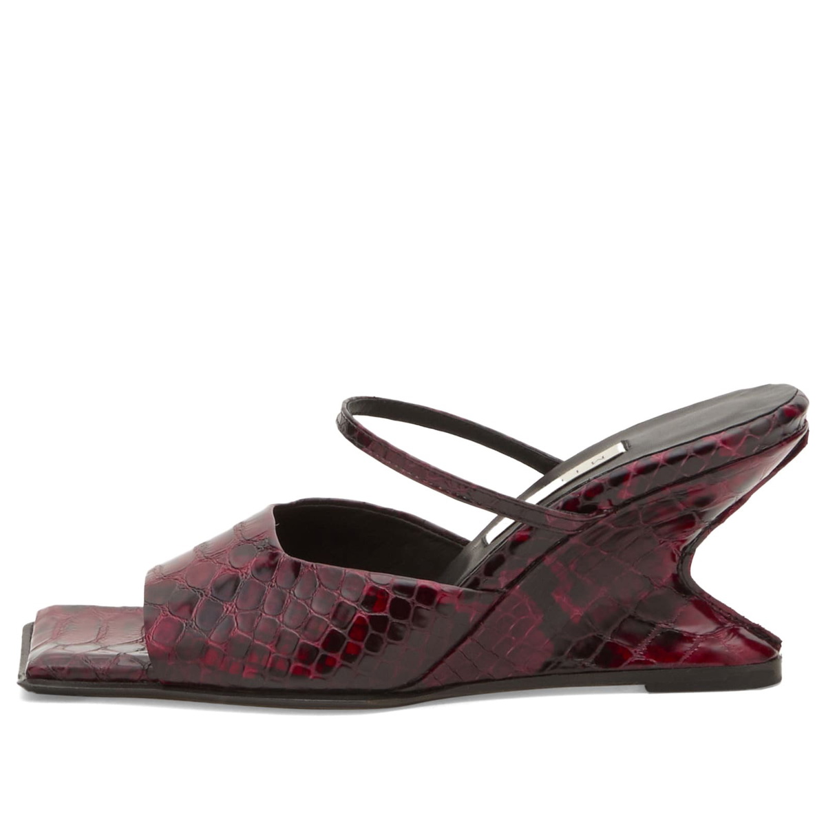 MIISTA Women's Egle Snake Sandals in Red