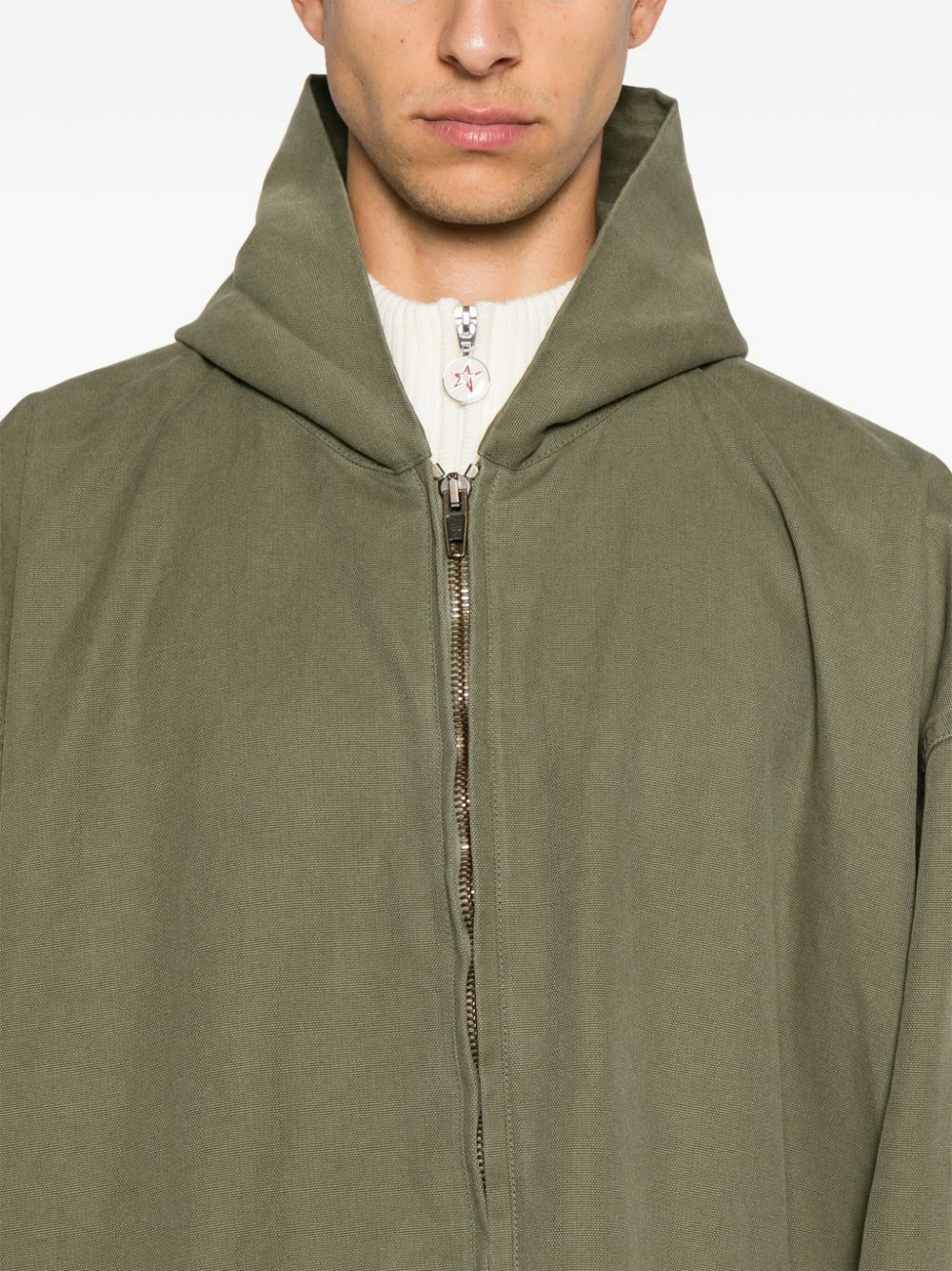 Balenciaga Hooded Zip-Up Jacket