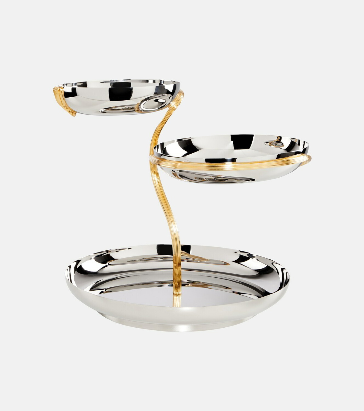 L'Objet Deco Leaves stainless steel stand