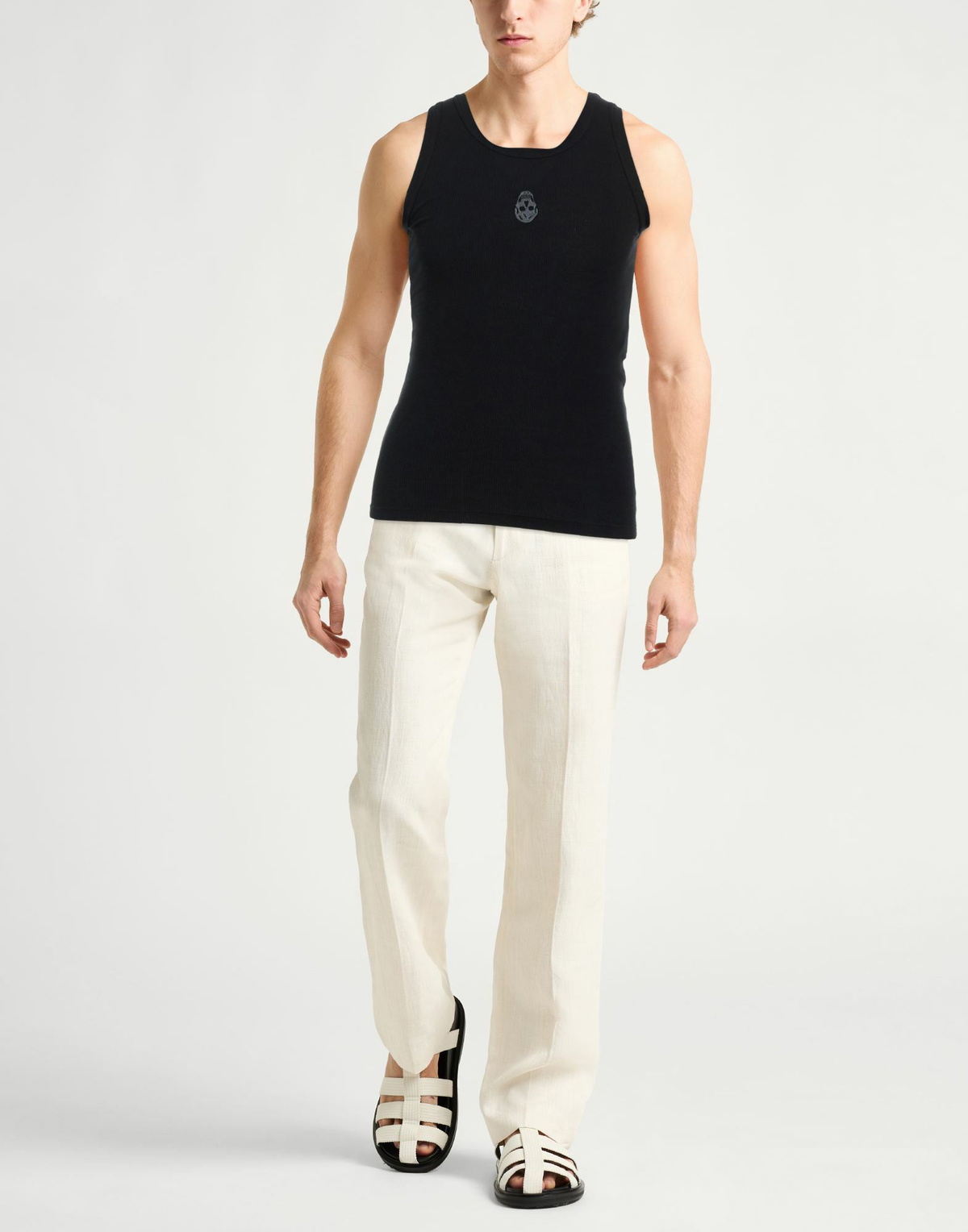 Mcqueen Mens Tank top in Black