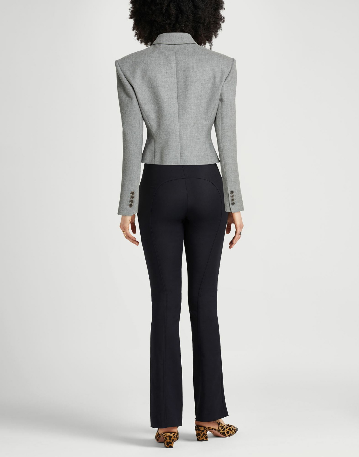 Magda Butrym Womens Blazer in Grey