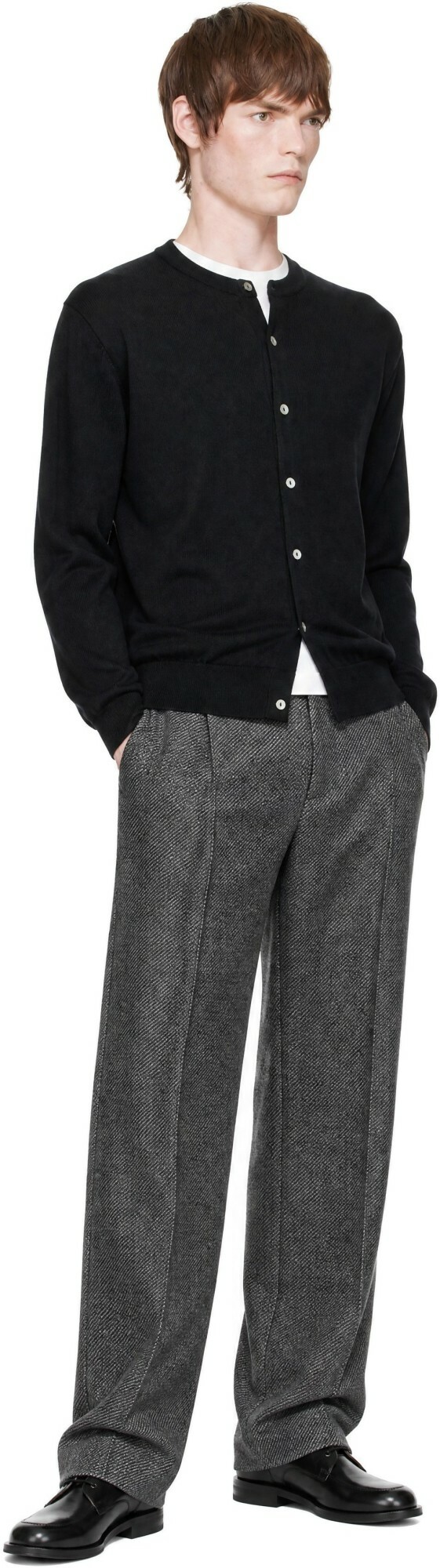 ANOTHER ASPECT Black Another 2.0 Cardigan