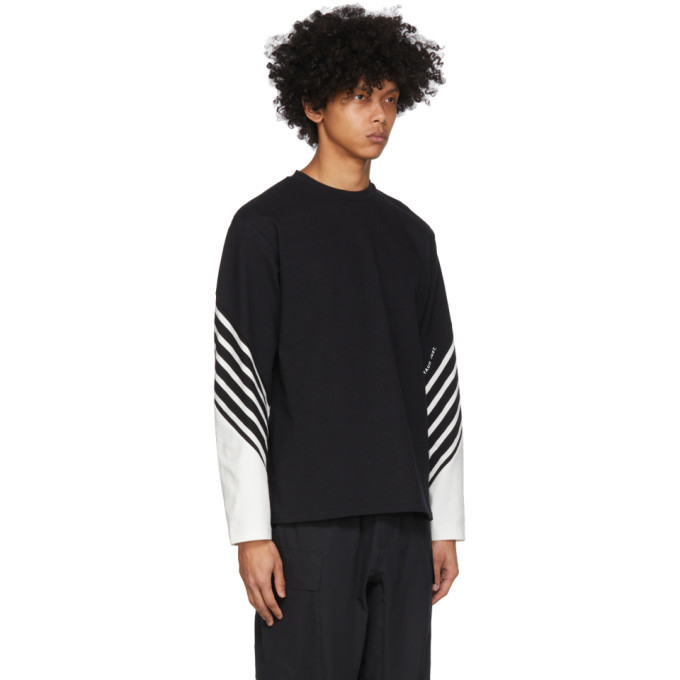 Minotaur Black and White Border Long Sleeve T-Shirt