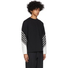 Minotaur Black and White Border Long Sleeve T-Shirt