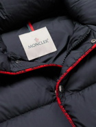 Moncler - Amarante Logo-Appliquéd Quilted Shell Hooded Down Jacket - Blue