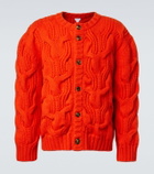 Bottega Veneta Cable-knit wool cardigan