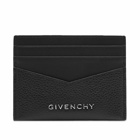 Givenchy Men's Grained Leather Logo Card Holder in Black