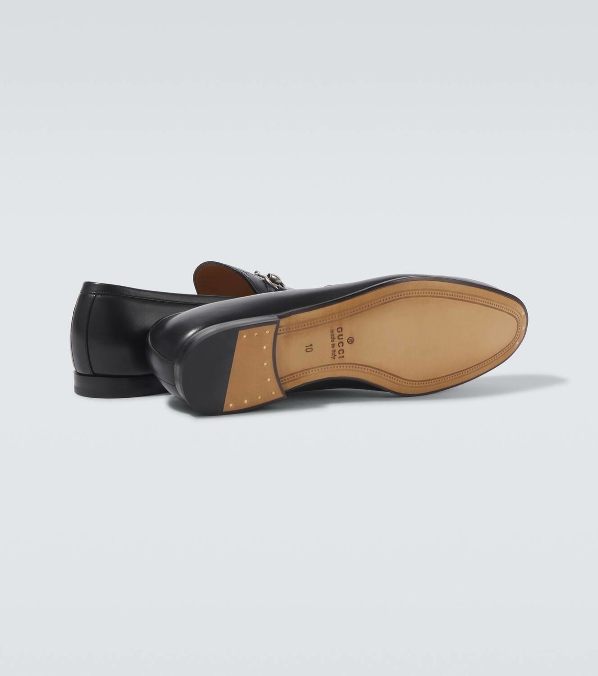 Gucci GG Debossed Leather Horsebit Loafers Men Size 9.5 Gucci Men main image 4