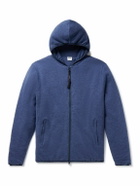 Aspesi - Padded Wool-Jersey Hooded Jacket - Blue