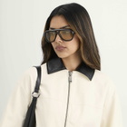 CHIMI Niko Sunglasses in Black/Brown Yellow 