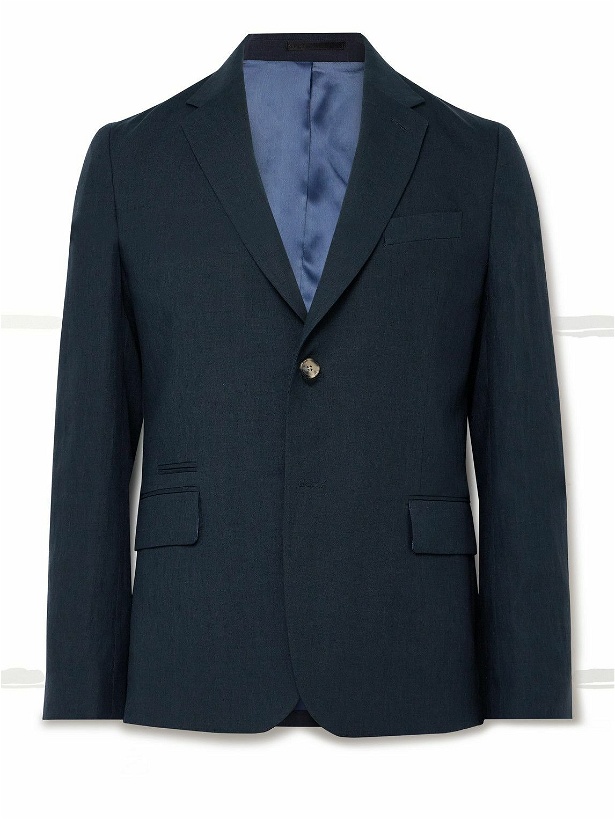 Photo: Paul Smith - Soho Slim-Fit Linen Suit Jacket - Blue