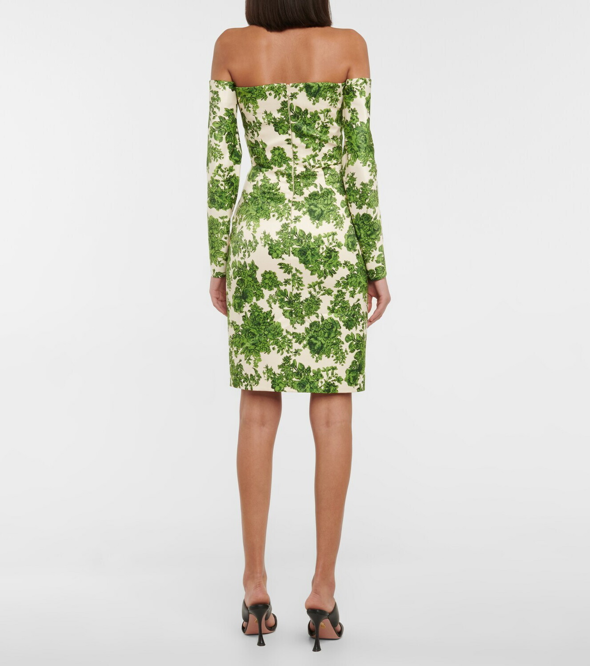 Emilia Wickstead Mirta floral taffeta faille minidress Emilia Wickstead