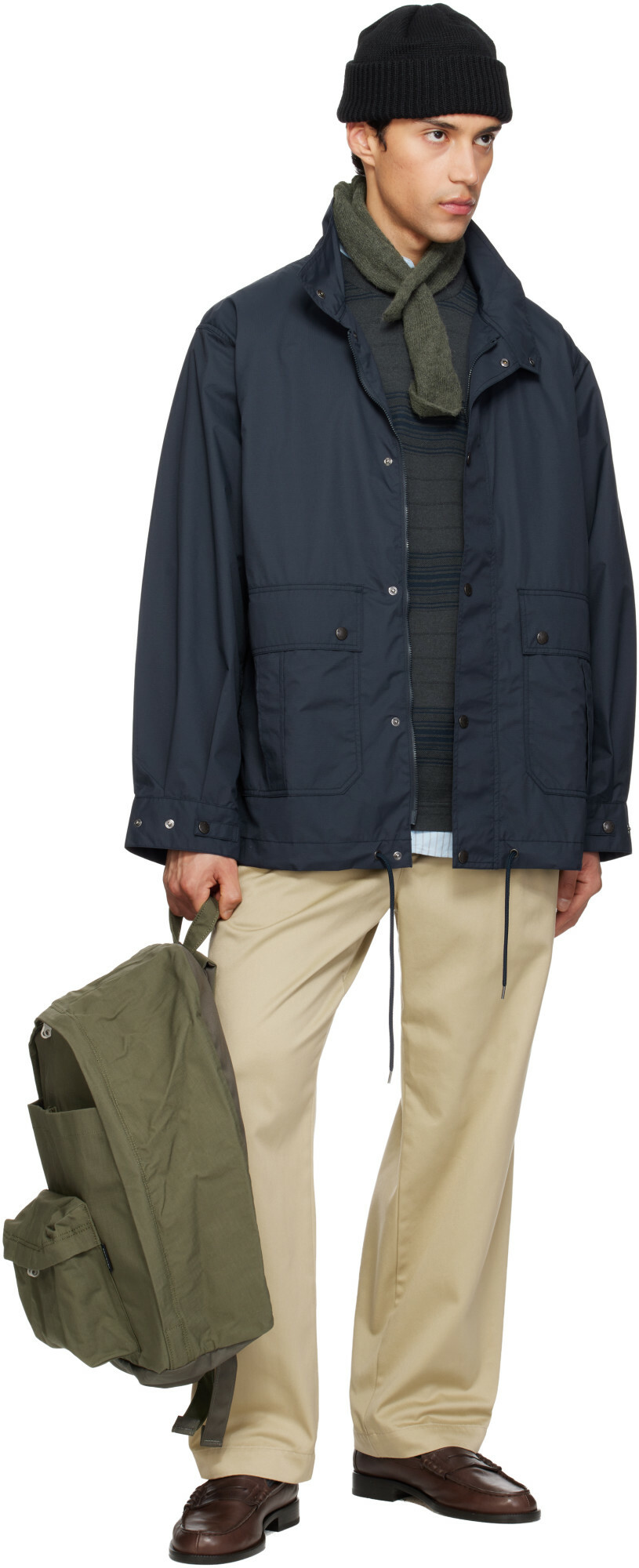 nanamica Navy Packable Field Jacket
