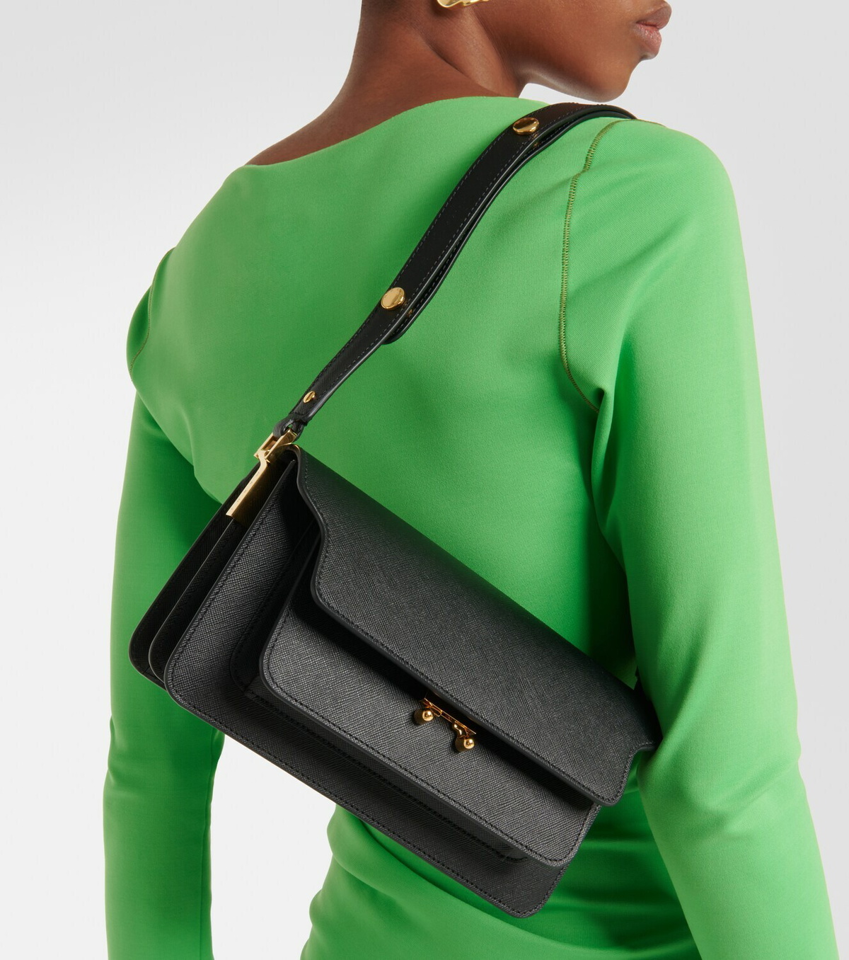 ★MARNI★ Trunk Nano Chain Crossbody Bag Talk SBMP0085U0LV52 Marni Trunk Nano Chain Crossbody Bag | Liberty
