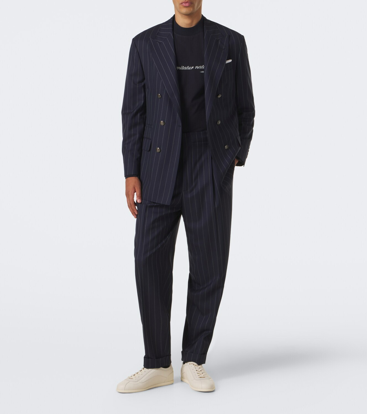 Brunello Cucinelli Printed cotton jersey T-shirt