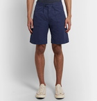 Massimo Alba - Regata Pleated Garment-Dyed Cotton Shorts - Blue