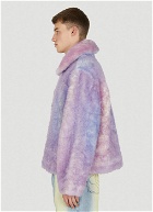 Gradient Shearling Jacket in Lilac