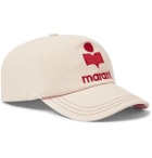 ISABEL MARANT - Tyron Logo-Embroidered Cotton-Canvas Baseball Cap - Neutrals