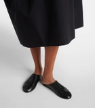 The Row Dante leather mules