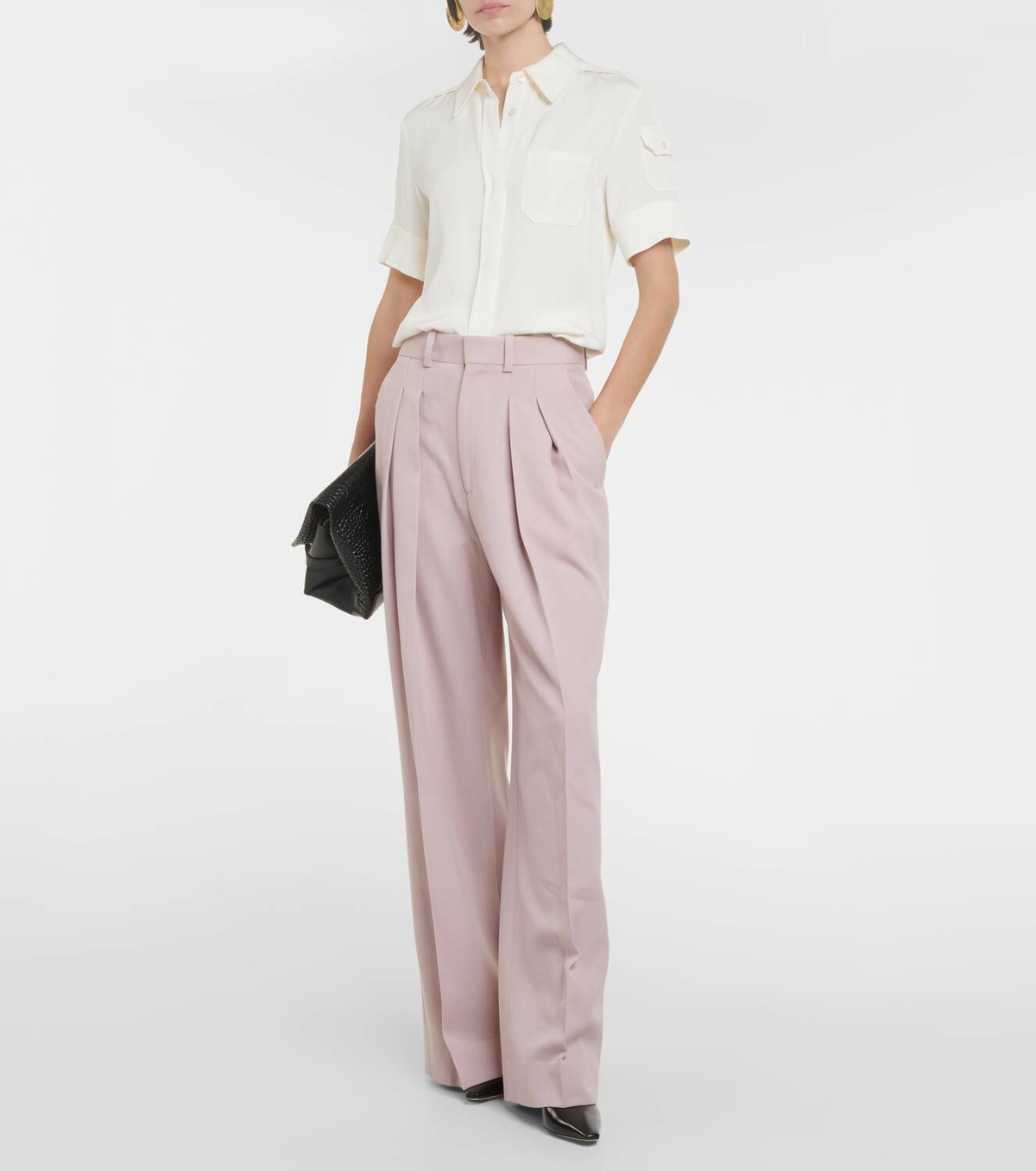 Victoria Beckham High-rise wide-leg pants Victoria Beckham