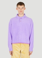 La Neve Polo Sweater in Lilac