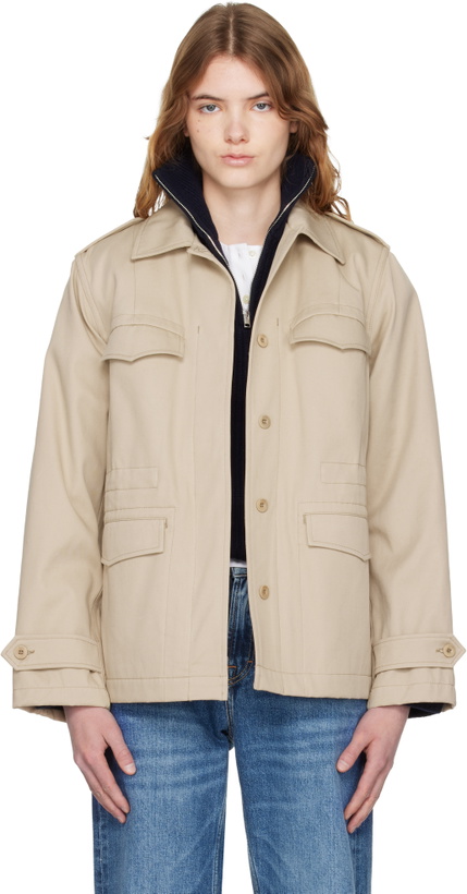 Photo: A.P.C. Beige Belted Jacket