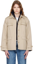 A.P.C. Beige Belted Jacket