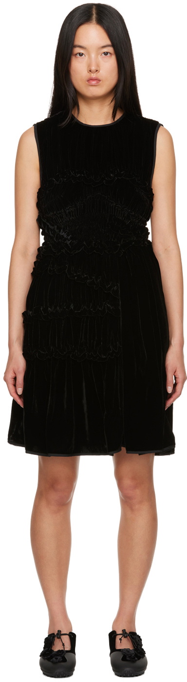 Cecilie Bahnsen Black Uki Midi Dress Cecilie Bahnsen