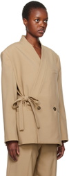 Kenzo Beige Kimono Blazer