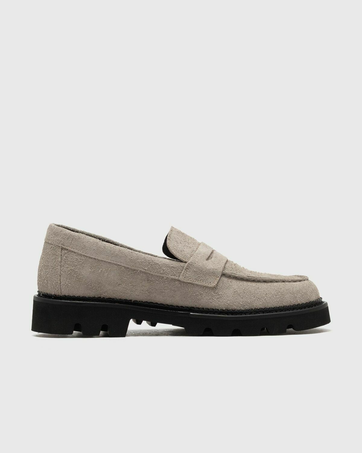 Collegium PILLAR LUG PENNY Grey Mens Casual Shoe