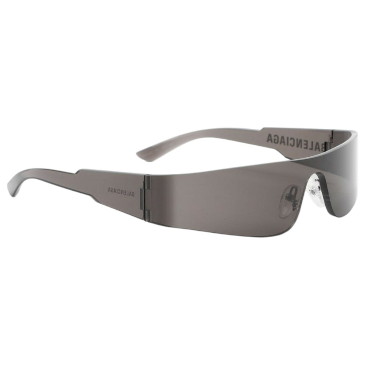 Balenciaga Silver Void Butterfly Sunglasses Balenciaga