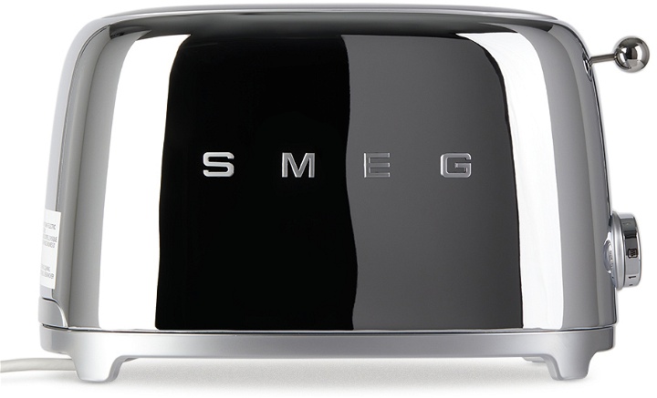 Photo: SMEG Silver Retro-Style 2 Slice Toaster