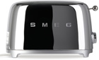 SMEG Silver Retro-Style 2 Slice Toaster