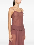 Chloé Ruffled Tank Top