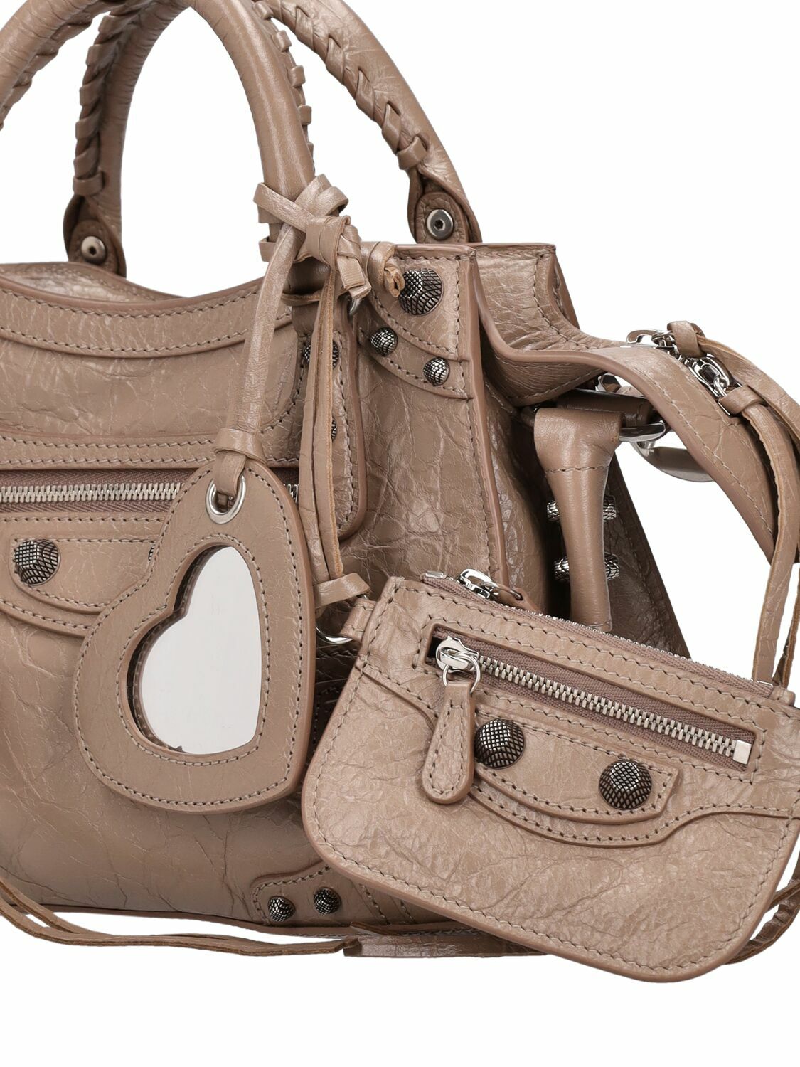 BALENCIAGA - Xs Neo Cagole Leather Shoulder Bag Balenciaga
