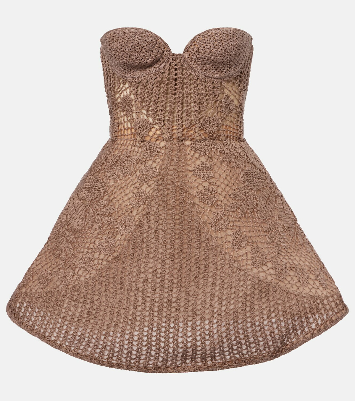 Magda Butrym Crochet cotton corset dress