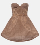 Magda Butrym Crochet cotton corset dress