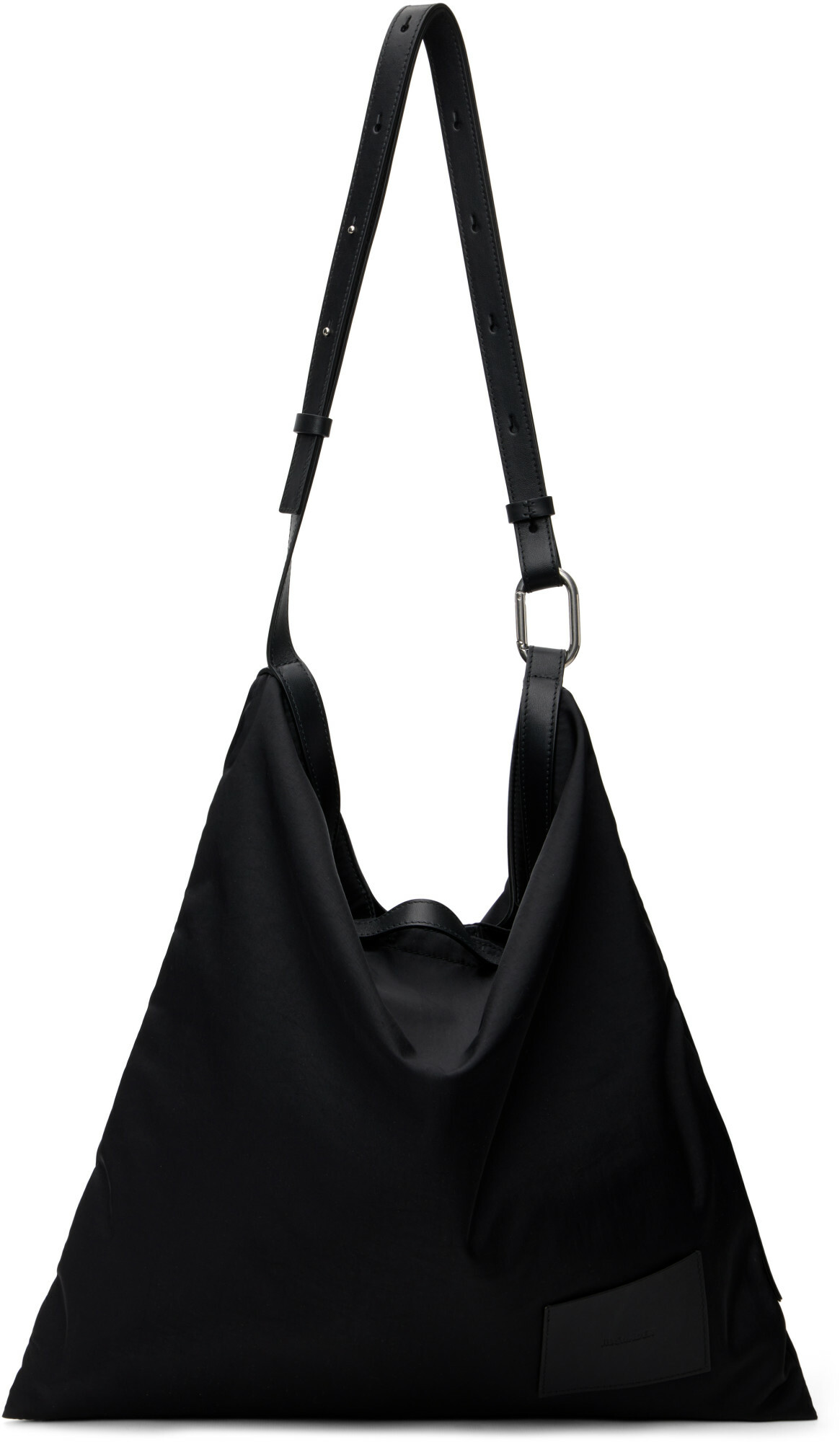 Jil Sander Black Soft Rolled Bag